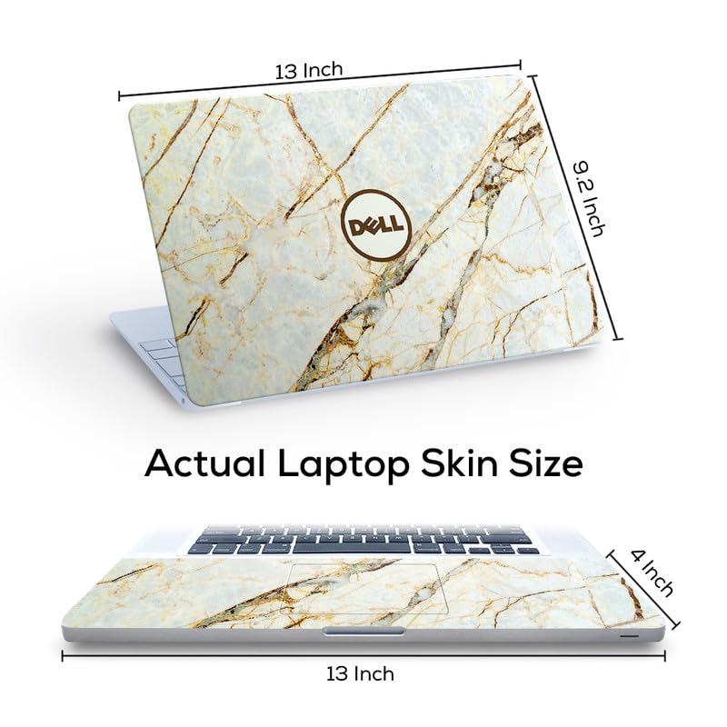 Image of Galaxsia Pattern DL227 Top+Wrist Pad Vinyl Laptop Skin /Sticker /Cover for 13 to 13.3 Inches Laptops Laminated-Removable-HD Quality Compatible for Dell (13x9.2 Inches)