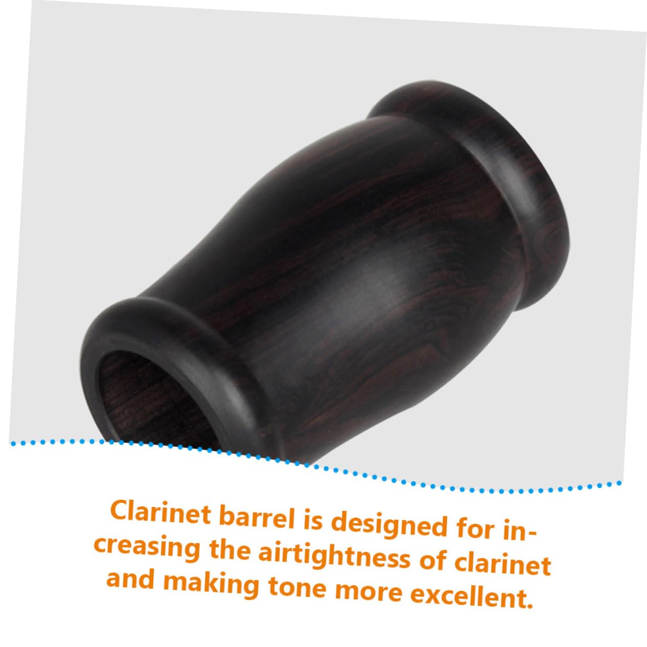 Abaodam tubo de clarinete tubo de tono de instrumento partes de instrumentos musicales accesorios para clarinete boca de instrumento de viento Afinación sintonizador vaqueros Componente