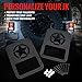 Xprite Black Light Guard American Military Five Star Rear Tail Light Covers Compatible with 2007-2018 Jeep Wrangler JK Unlimited - Pair