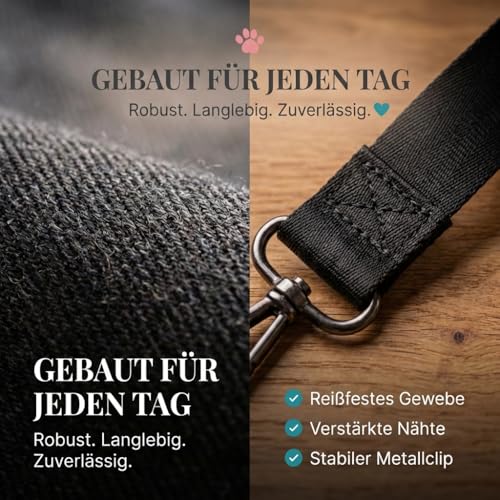 HUND IST KÖNIG Leckerlibeutel für Hunde-Training - Robuster Futterbeutel Hunde, kompakt & funktional - Futterbeutel Hundetraining für schnelles belohnen - mit Kotbeutelspender & Trainings-Ebook