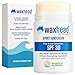 Waxhead Zinc Oxide Sunscreen Stick - 4 Certified Organic and Mineral Ingredients, Non-toxic, EWG Rated 1, Reef Safe, Non GMO, Biodegradable, Kids, Baby, Face and Body, Tattoo safe, SPF 30, 3.7oz