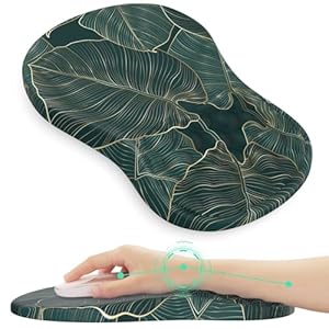 HAOCOO Ergonomisches Mauspad mit Handgelenkauflage