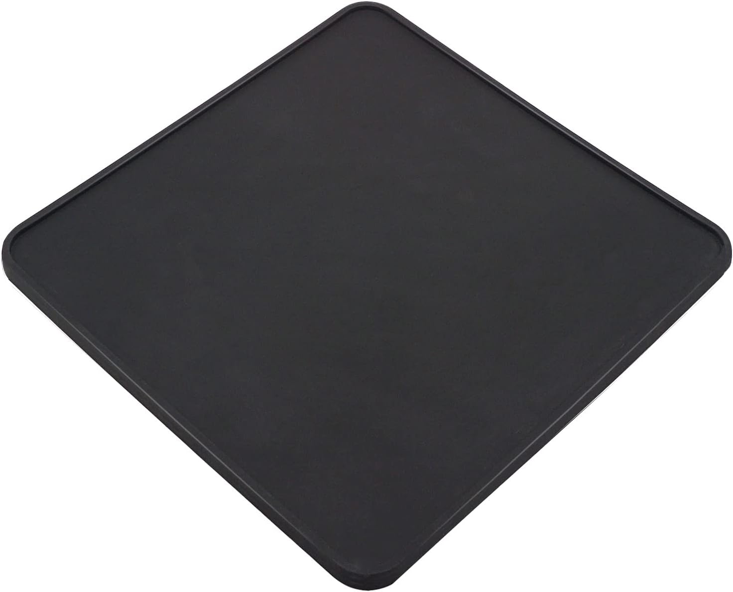 Coffee Tamper Mat for Portafilter - Black Silicone Tamping Pad - 8 x 8 Inches - Espresso Machine Accessories