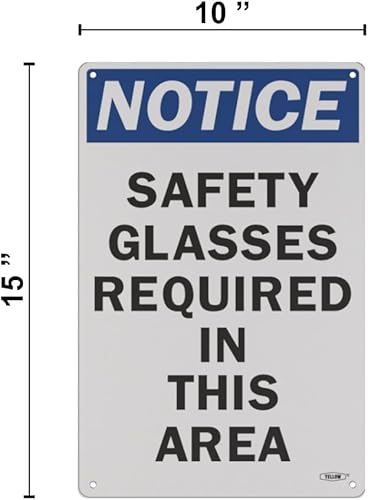 Miniatura 3 de Mantente seguro con nuestro letrero de seguridad que cumple con la OSHA, 15 x 10 pulgadas, aluminio de 0.039 in, advertencia de peligro esencial en