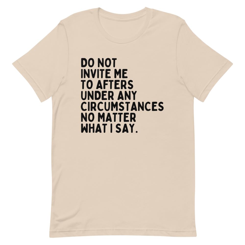 Teegarb Letter BlanketFunny Do Not Invite Me to Afters Sarcastic Music Techno DJ Humorous 3