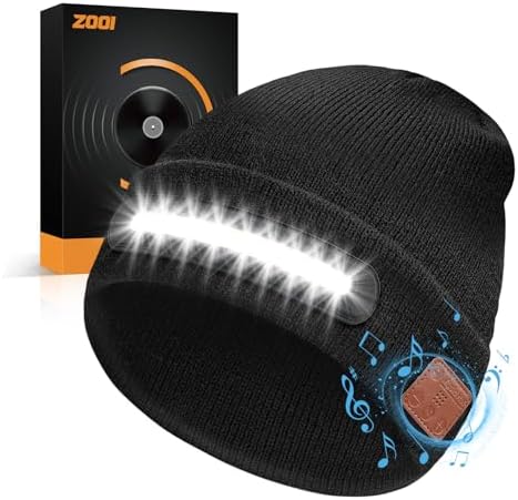 ZOOI Cadeau Homme Original, Idee Cadeau Noel, Bonnet Bluetooth Ho...