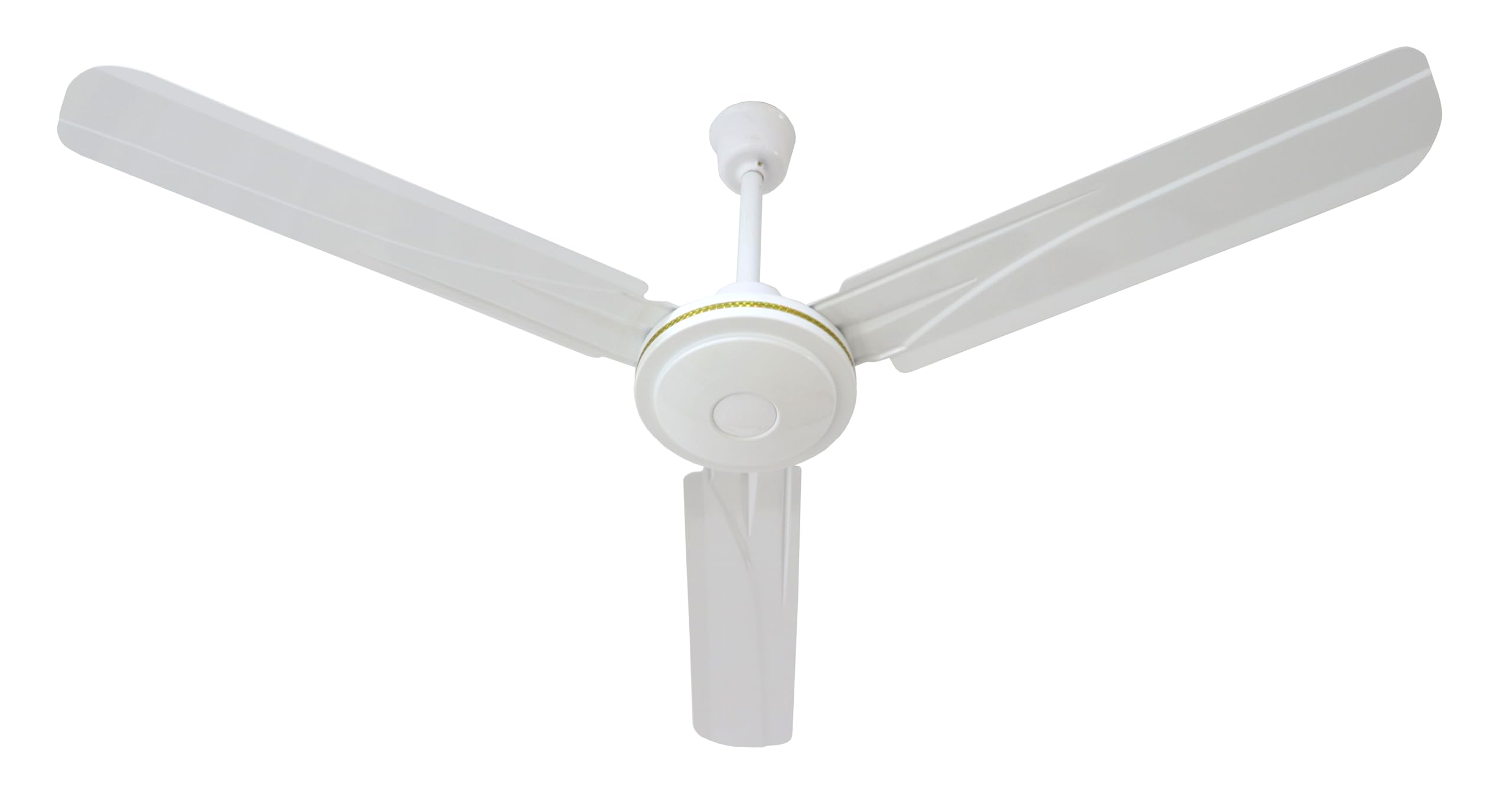 Generico Agitatore da Soffitto MF2215AS 120 cm con 3 Pale, 5 Velocità, Comando a Parete Filare, Motore 65W, Ventilatore da Soffitto Bianco 220-240V