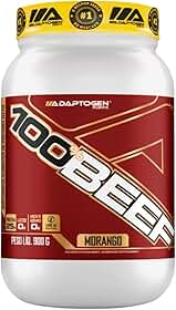 100% Beef Protein 900g Morango | Proteína Isolada da Carne Bovina - Adaptogen Science