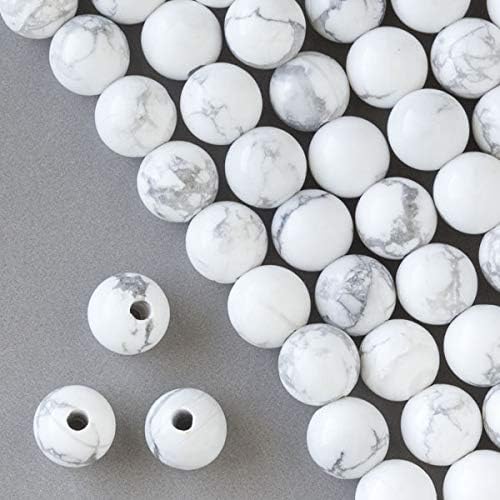 Cherry Blossom Beads Apatite 10mm Smooth Round Beads with Drilled 2.5mm Large Hole - 8 Inch Strand