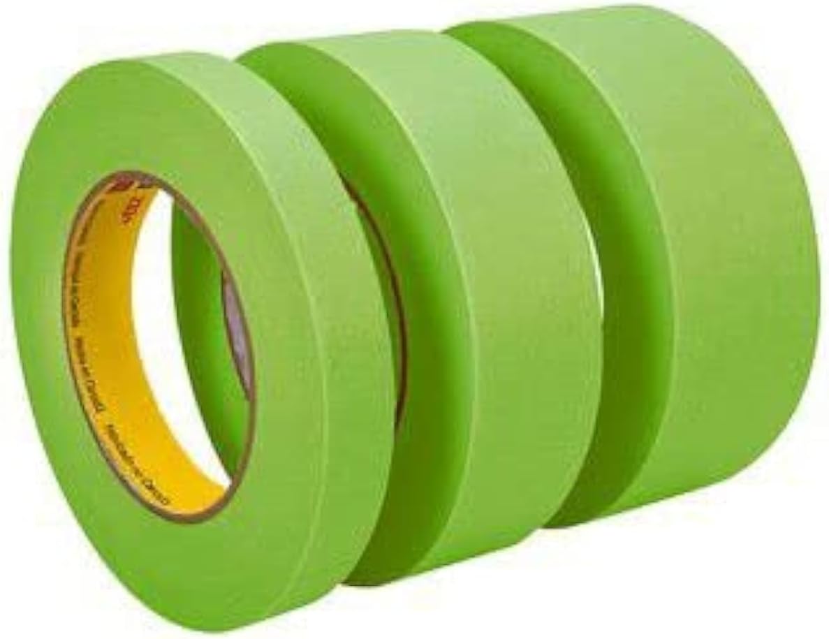 2" 233+ Green AUTO Masking Tape-3 Rolls-Paint CAR
