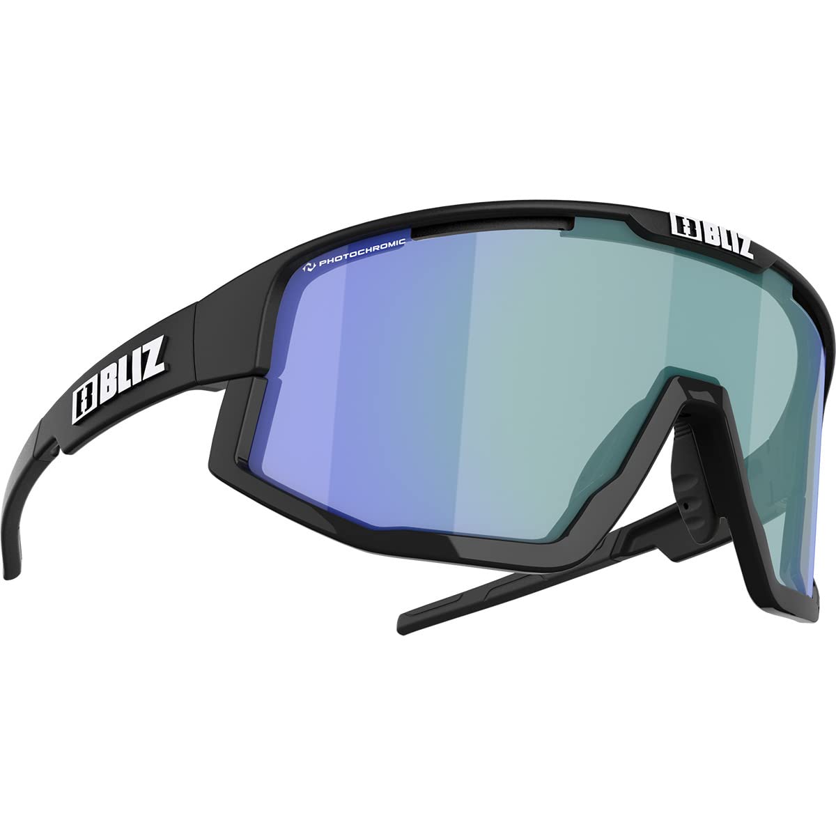 Bliz Vision Photochromic Sportbrille, matt black-brown blue multi