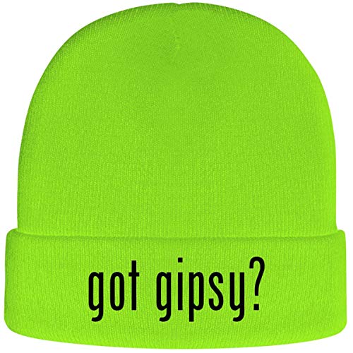 One Legging it Around got Gipsy? - Soft Adult Beanie Cap, Neon Green