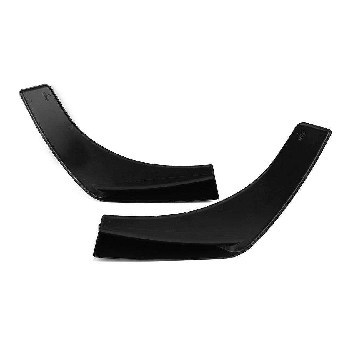 ABS Schwarz 2 Stücke Universal Auto Front Stoßstange Lip Deflector Spoiler Splitter Diffusor Canard Lip Schutz, for VW, for Benz, for, Stoßstangenlippenabweiser