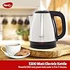 Pigeon by Stovekraft Amaze Plus Electric Kettle (14289) with Stainless Steel Body, 1.5 litre, used for boiling Water, making tea and coffee, instant noodles, soup etc. (Silver) #2