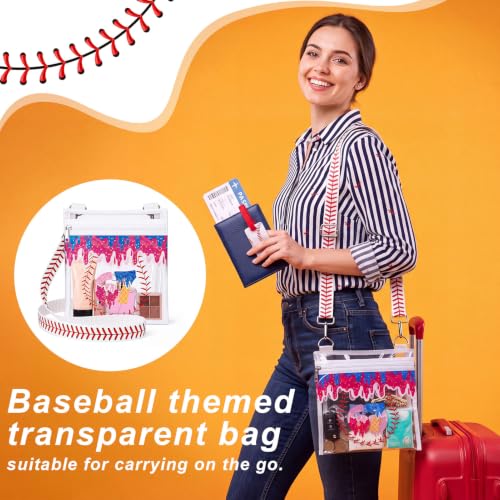Image of Sanwuta Clear Baseball Bag Purse Stadium Approved