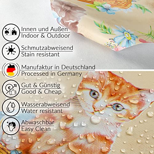 Tovaglia cerata, lavabile, in plastica, liscia