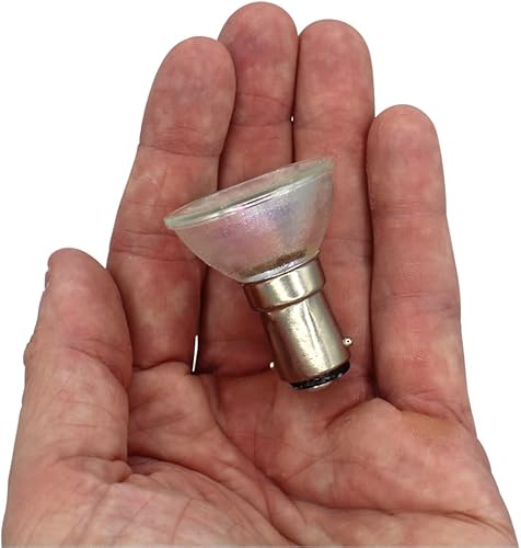 Miniatura 4 de Technical Precision Repuesto para bombilla halógena Ushio 1000607 de 20 W 12 V con base de bayoneta BA15D DC  MR11 2950K reflector blanco cálido