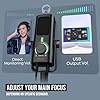 FIFINE-USB-Podcast-Condenser-Microphone-for-Studio-RecordingComputer-Streaming-Desktop-Metal-Mic-for-YouTube-Music-Vocal-Creation-with-Monitor-Mix-Volume-Control-Low-Cut-Switch-PROFILE3 FIFINE USB-Podcast-Condenser-Microphone for Studio-Recording/Computer-Streaming, Desktop-Metal-Mic for YouTube Music Vocal Creation, with Monitor-Mix Volume-Control, Low-Cut Switch (PROFILE3)