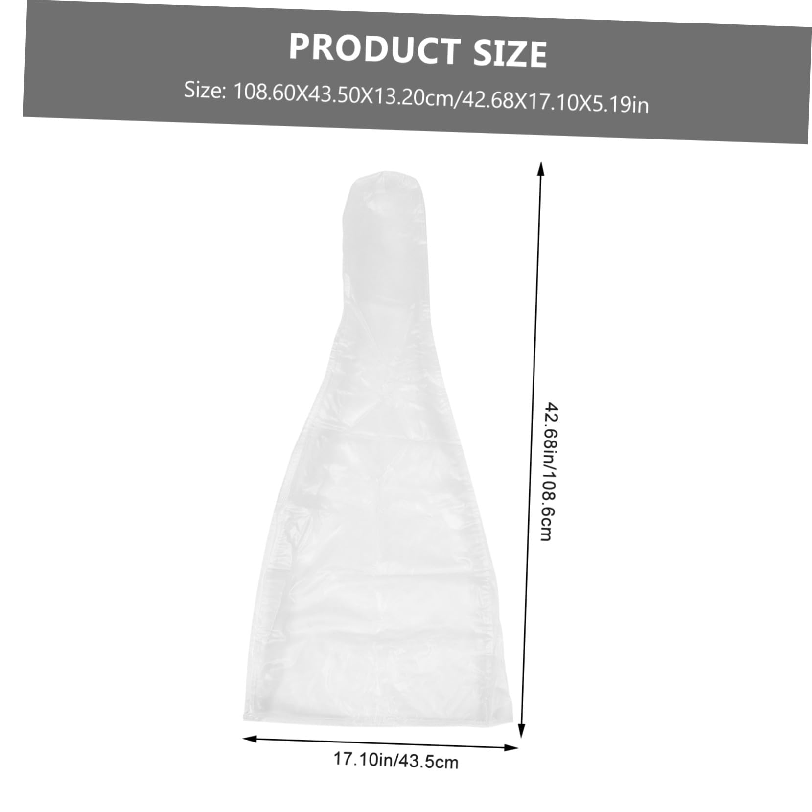Housse de Protection Translucide PVC Dépoli Réutilisable pour Basse et Guitare Anti-Poussière, Étanche, Maison