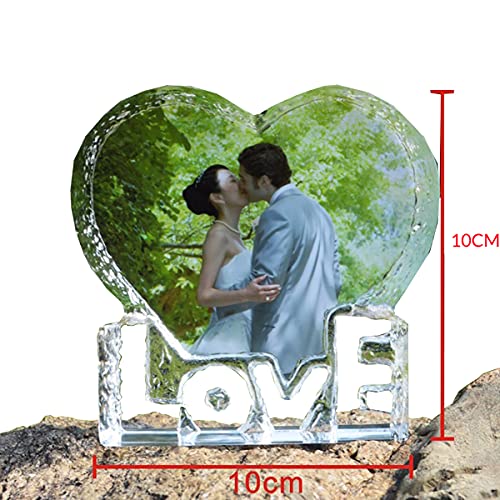 Girlsight 3D Crystal Photo Personalized Pictures In Glass Photo Cube Remembrance Gifts Glass Picture Custom Photo Gifts Best Friend Frame Cat Picture Frame Dog Photo Frame Crystal Picture Frame #TOP4