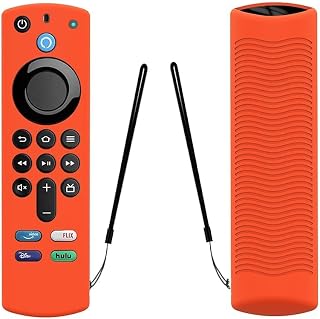 Tech Vibes Silicone Remote Cover Case Compatible with Amazon Fire TV Stick Remote Control 3rd Generation - Anti Slip Remot Price In India