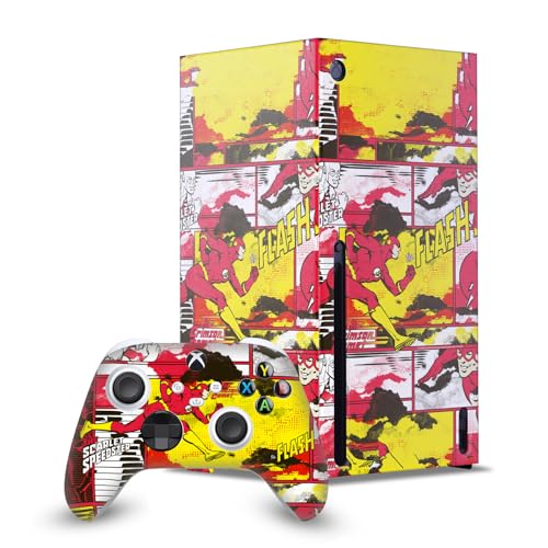 Sticker Xbox Series X The Flash protège console contre rayures traces