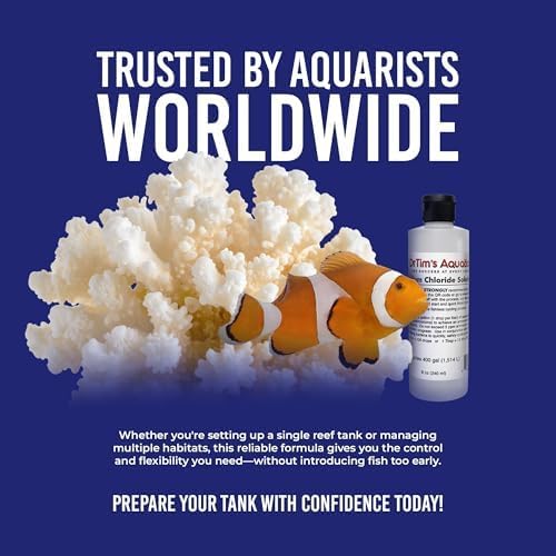 Image of DrTim's Aquatics Ammonium Chloride Aquarium 100% Natural - 8 Oz. (Dr Tims Aquatics Ammonium Chloride | Saltwater Freshwater and Reef Aquariums, 100% Natural, 8 Oz)