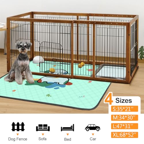 Washable-Pee-Pads-for-Dogs-Dog-Potty-Training-Pads-Reusable-Puppy-PadsAbsorbent-Leak-Proof-Non-Slip-Training-Mats-for-Puppy-PottyRabbit-Pen-Guinea-Pig-Enclosure-3-Pack Washable Pee Pads for Dogs Dog Potty Training Pads Reusable Puppy PadsAbsorbent Leak Proof Non Slip Training Mats for Puppy PottyRabbit Pen Guinea Pig Enclosure 3 Pack