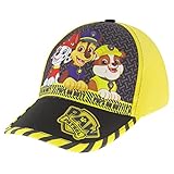 Nickelodeon Baseball Cap, Paw Patrol Marshall Adjustable Toddler Boy Hats for Kids, Yellow, Ages 2-4 and Ages 4-7