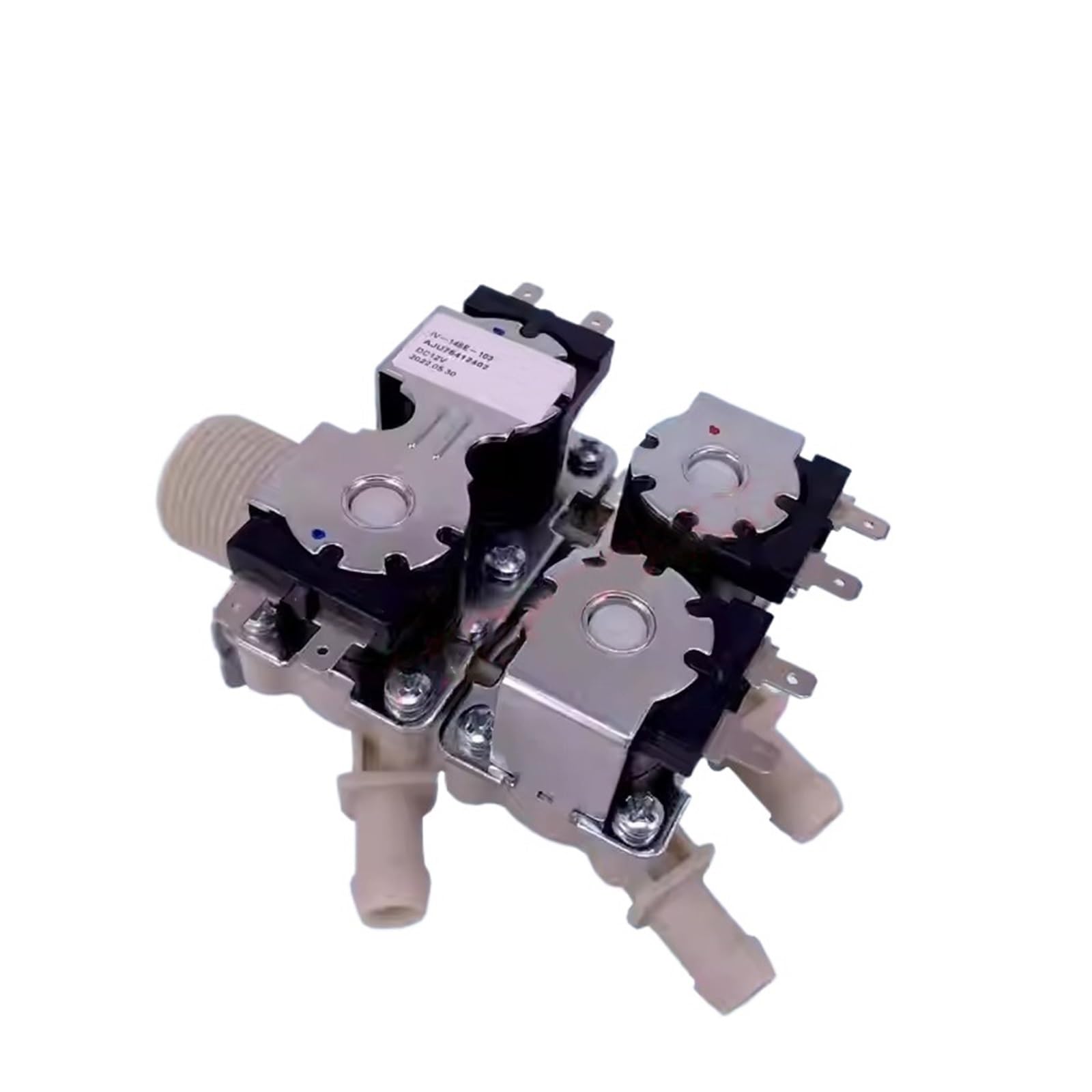 RCGKNNMUZ 1PCs Water Inlet Four-Valve Solenoid Valve AJU75412402 DC12V