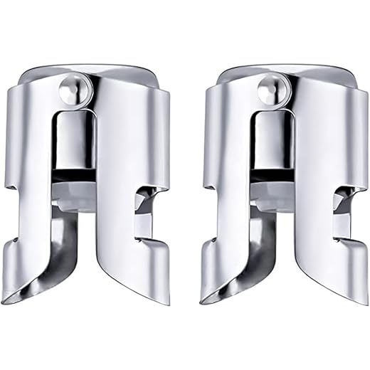 Champagne Sealer Stopper Set - 2 Pcs