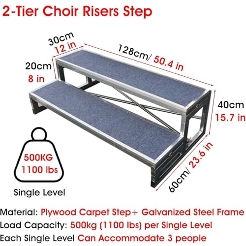 Plateforme élévatrice de chœur modulable pour surélever les chanteurs - 3