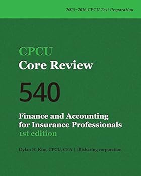 Paperback CPCU Core Review 540, Finance and Accounting for Insurance Professionals Book