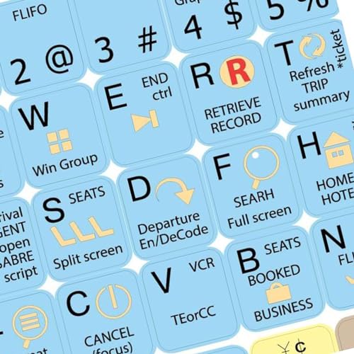 Sabre Travel Network - Pegatinas para Teclado miniatura 2