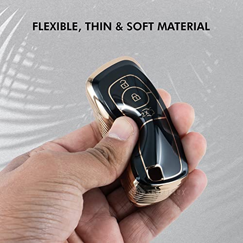 Image of Shopoflux TPU Smart Key Cover Compatible with Endeavour | Figo | Aspire | Freestyle Titanium (Black TPU Pack 1)
