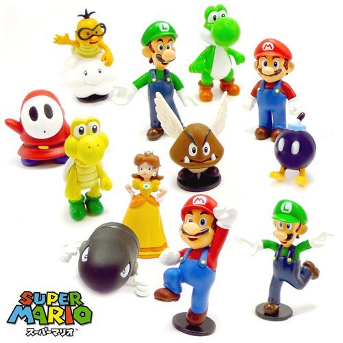 Preisvergleich Produktbild Super Mario Figuren 12 Satz