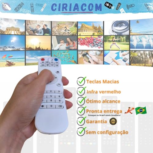 Controle Remoto BTV Compatível com BTV8, BTV9, E9 e Mais Controle Remoto BTV Compatível com BTV8, BTV9, E9 e Mais - Imagem 3