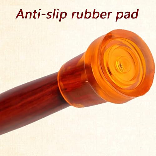 Miniatura 3 de VejiA Bastones para caminar bastones de mano pasamanos ligeros,Bastones auxiliares para ancianos,Tallado de Ganoderma Lucidum de longevidad, Comforta