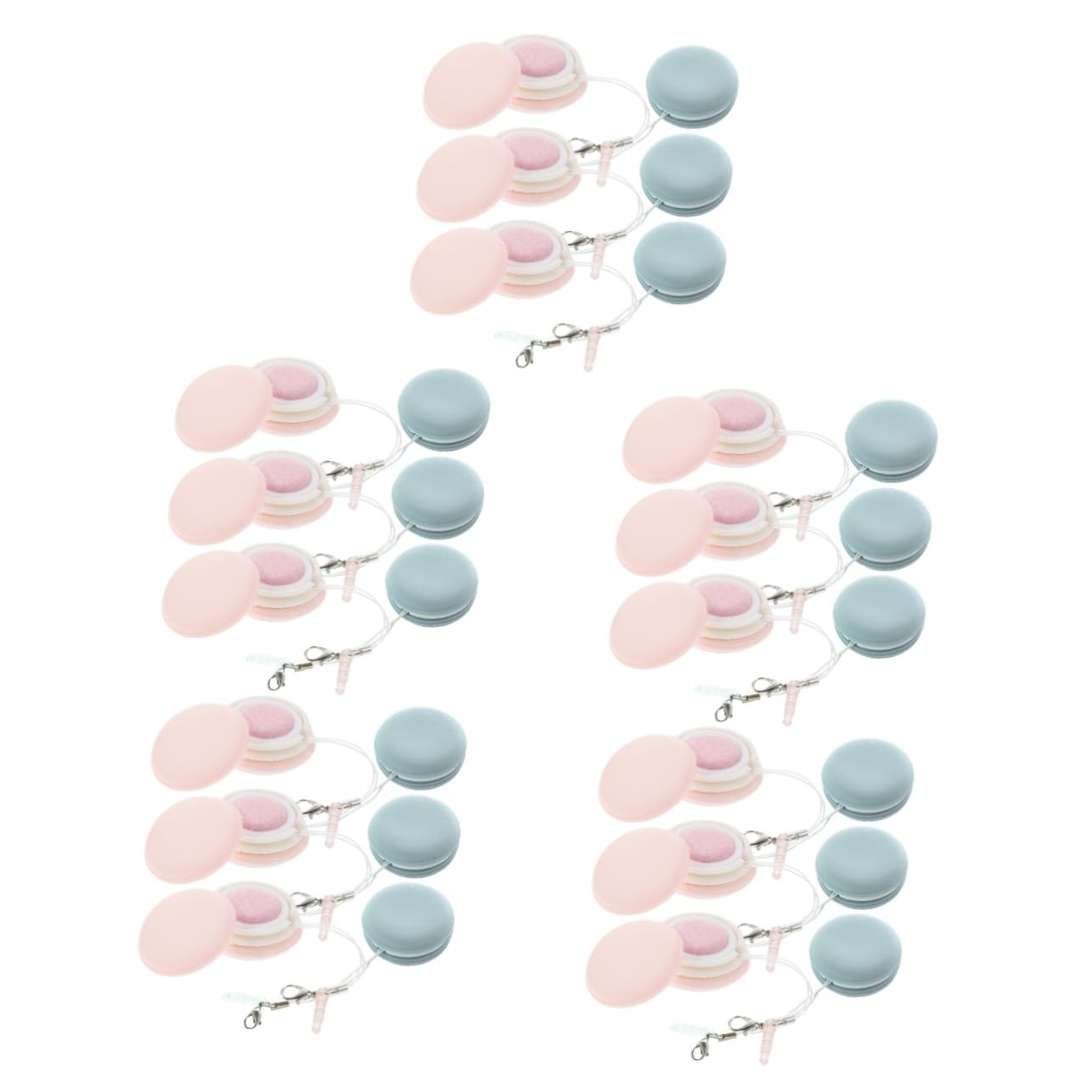 30pièces Chiffons De Nettoyage Macaron Pour Écrans Et Lunettes Lingettes Nettoyantes Et Portables Avec Lanière Sans Rayures Ni Traces