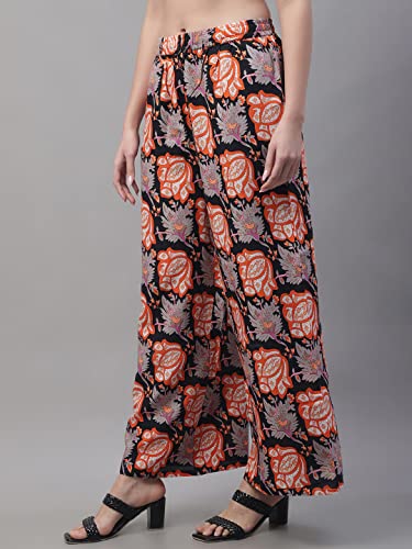 Image of Pistaa's Women's Regular Fit High Rise Palazzo