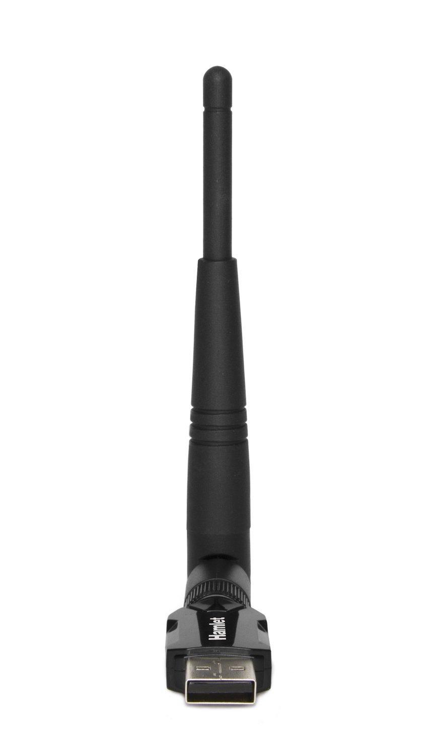Hamlet HNW600ACU karta sieciowa WLAN 600 Mbit/s - karty sieciowe (bezprzewodowe, USB, WLAN, Wi-Fi 5 (802.11ac), 600 Mbit/s, czarny)