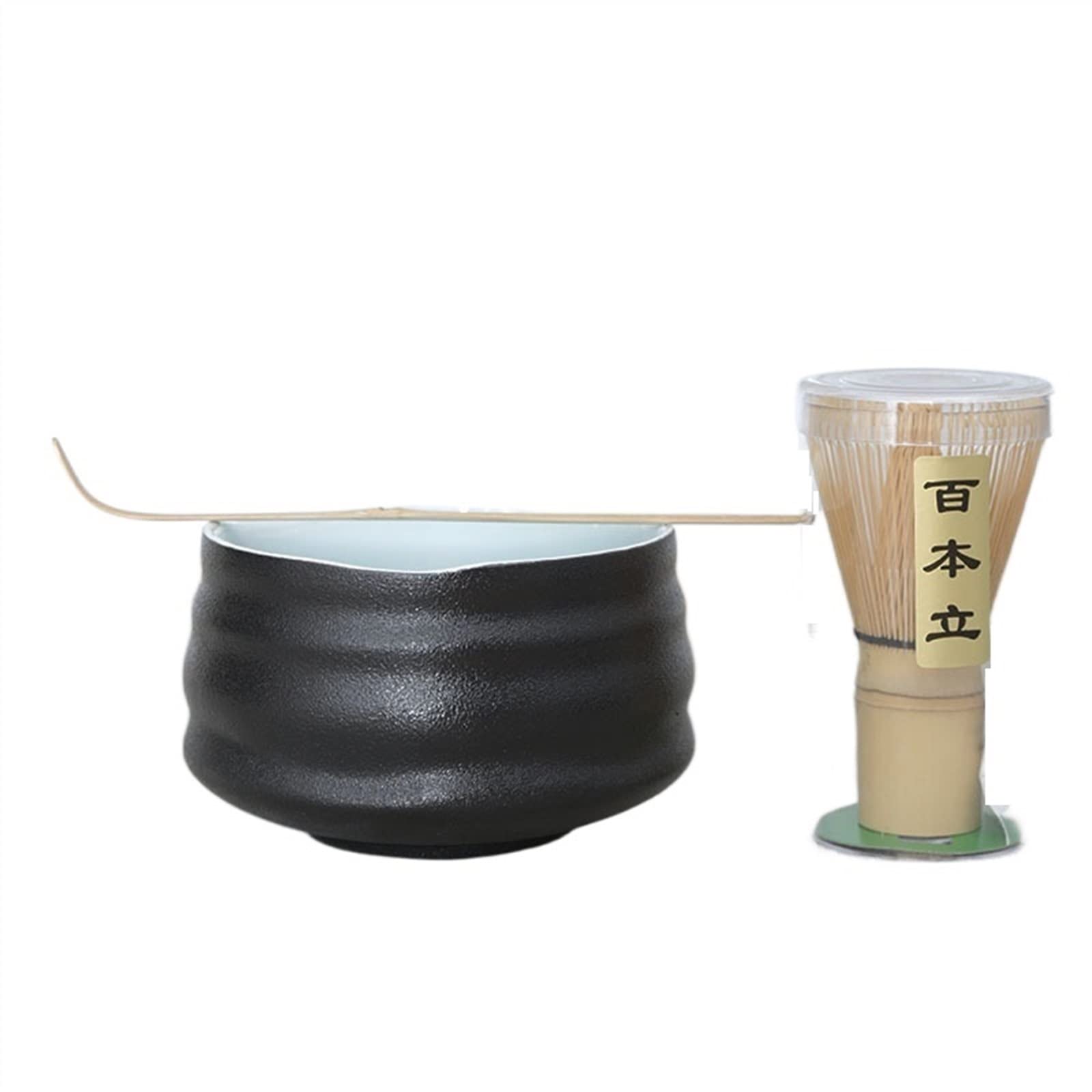 Bambusowa Trzepaczka Taca Matcha, Bambusowa łyżeczka do Herbaty Zestaw do Herbaty Matcha Akcesoria do Matchy Trzepaczka Matcha Herbaciarnia Study Tea Party(3pcs A)