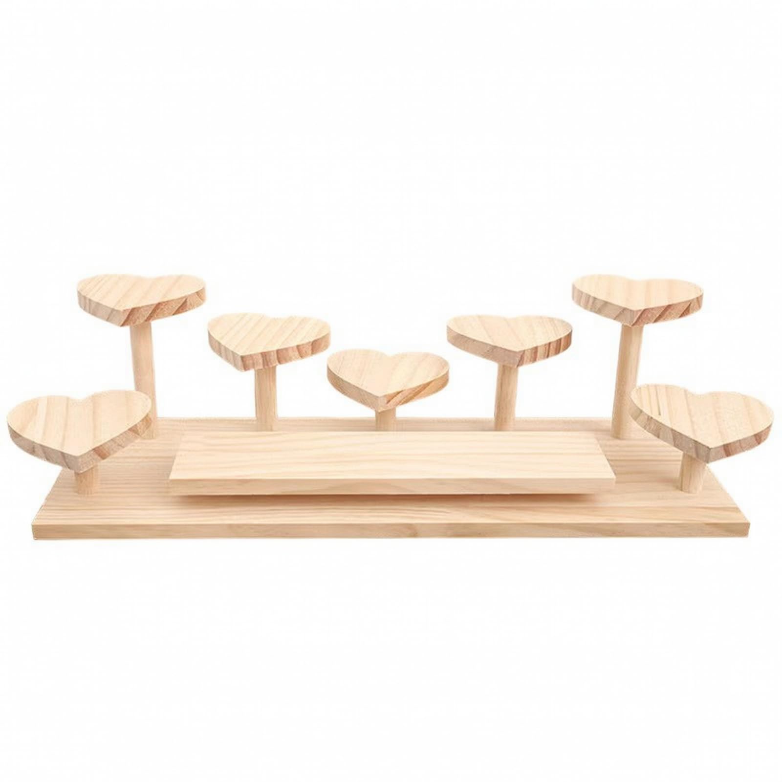 Schreibtisch-Aufbewahrungsregal aus kompakt Schreibtisch-Organizer stabil Display-Ständer für Sammler, , zimmer, Badezimmerablage , Herz 2
