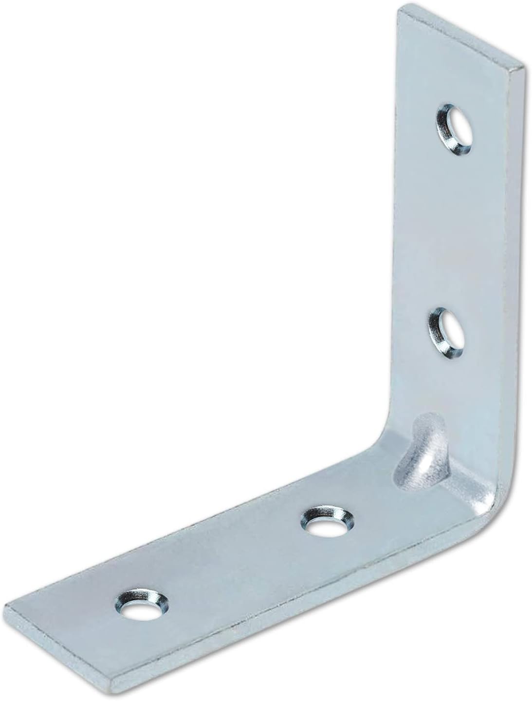 IMPEX Angle Bracket for Reinforcing Chairs and Tables | Pack of 24 |Shelf Bracket |Zinc Plated L Shape Bracket | Solid Shelf Support Joint Right Corner Brace (40 X 40 MM)