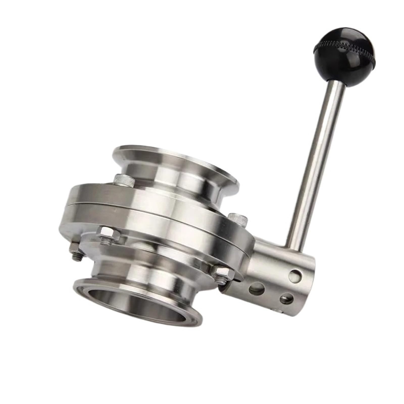 XFMZFUBD 1" 25mm SS304 Stainless Steel Sanitary 1" Triple Pinch Valve