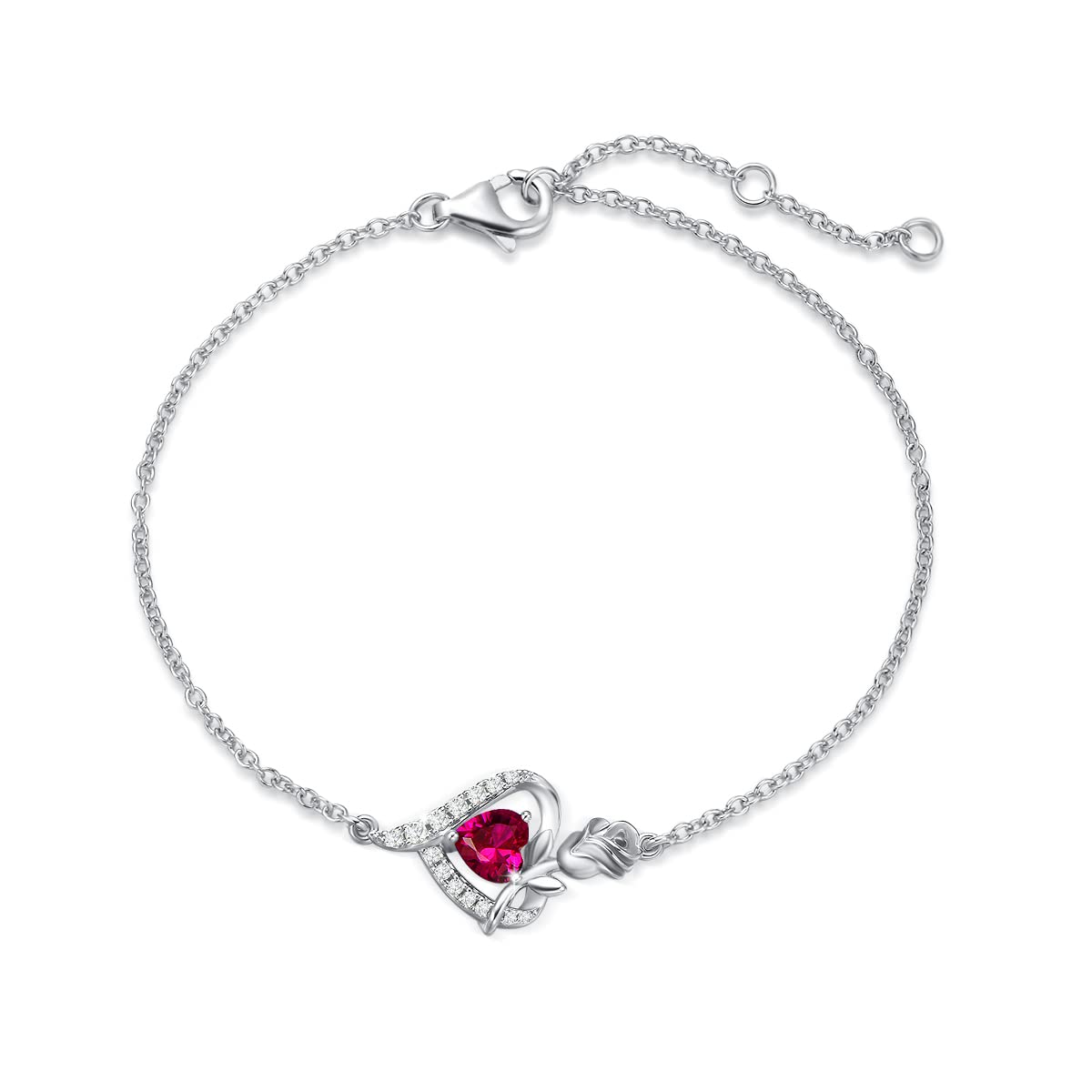FANCIME Mondstein Halskette Damen Juni Geburtsstein Kette St