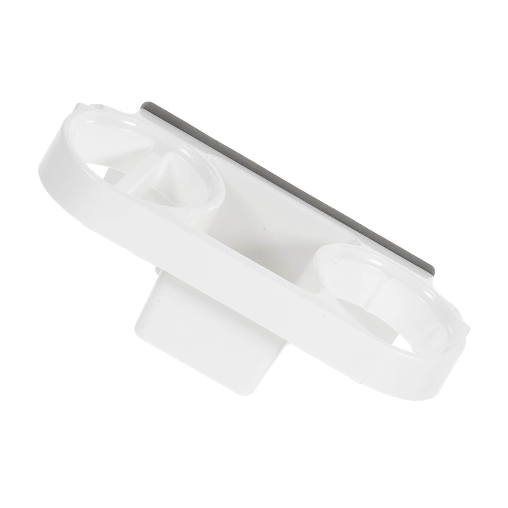 Beatifufu Blow Dryer Holder Wall Mounted Hair Dryer Storage Rack Simple Design Easy to Assemble for Bathroom