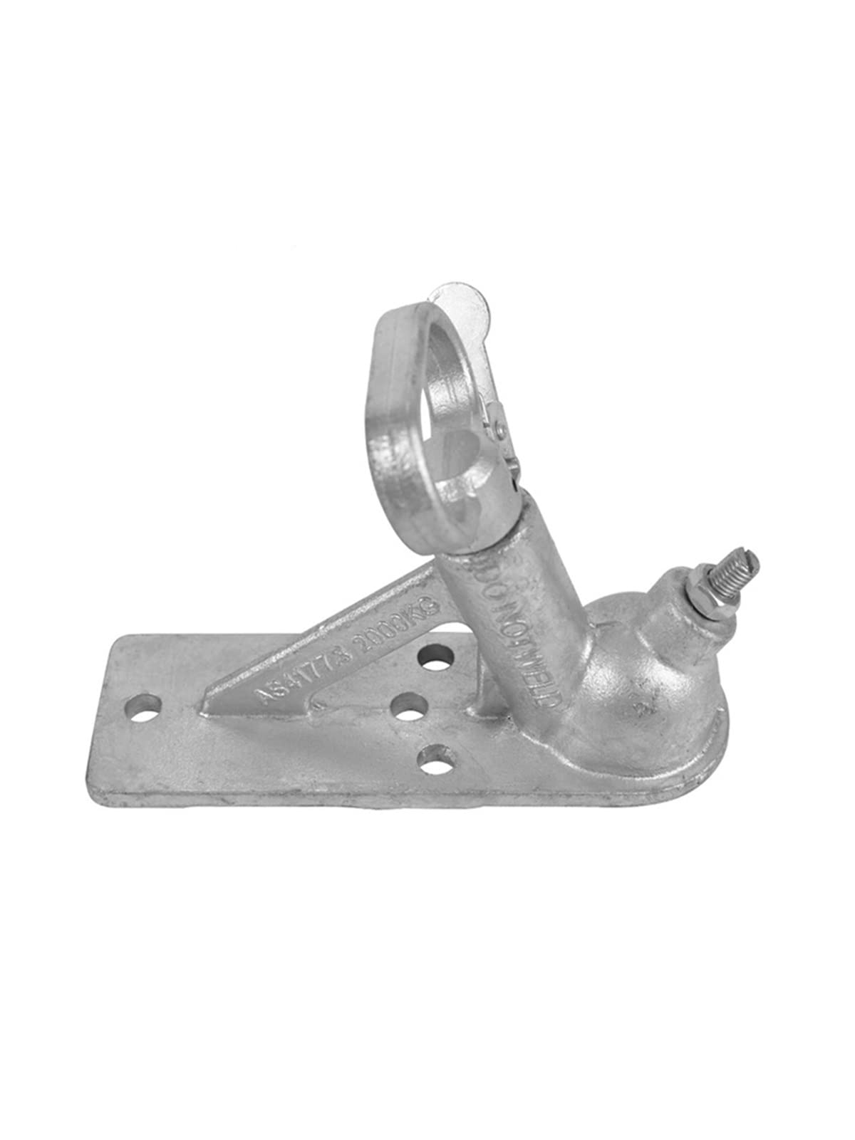 Zaczep do przyczepy, 200. 0 kg 4. Otwory rzucające sprzęgło sprzęgła przyczepy Złącze stylowe pasuje do piłki 50mm Hitch Rv. Camper Caravan Akcesoria Części