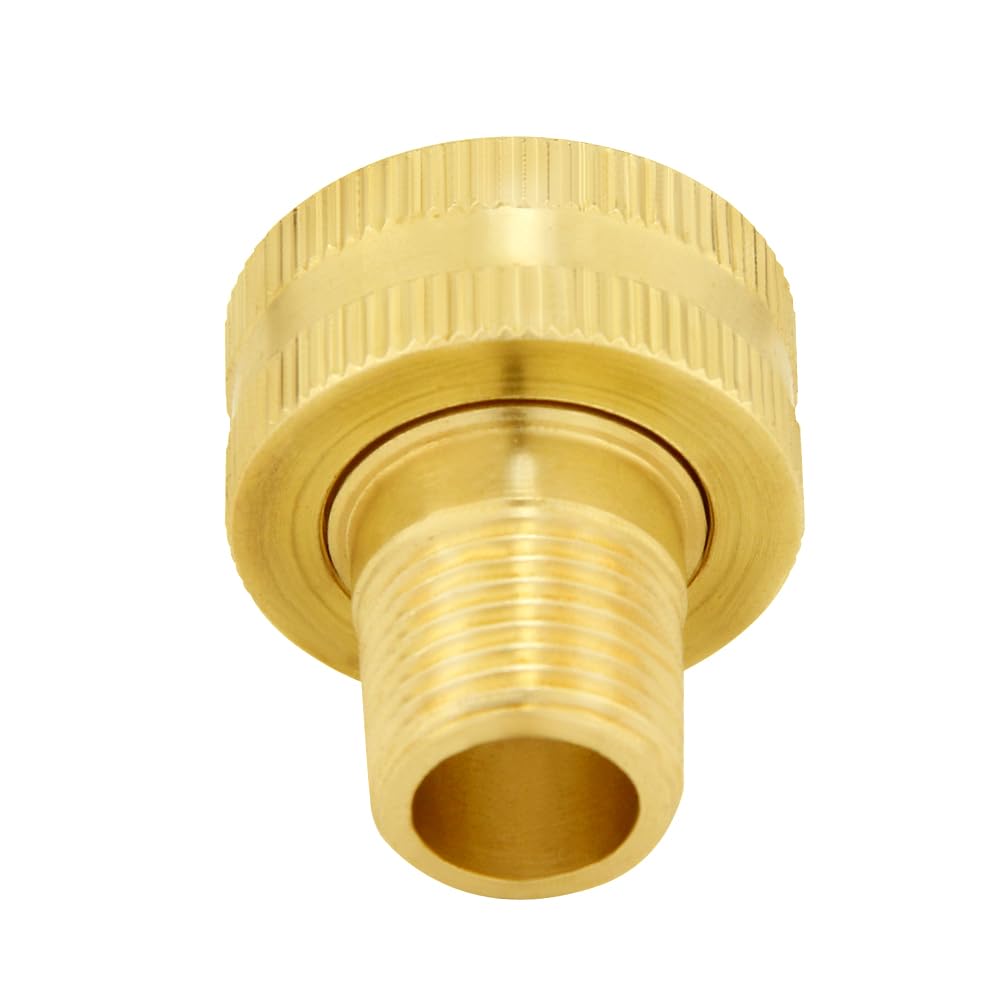 Joywayus Raccordo per tubo da giardino in ottone con