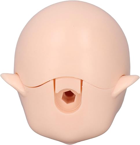 Miniatura 5 de TOPINCN Cabeza de muñeca en blanco, repuesto ecológico, exquisita cabeza de muñeca articulada de bola de silicona para muñeca articulada de 112 para